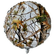 White Camo 18" Balloon (Each) - Party Supplies