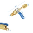 thumbnail image 3 of Air Conditioning Refrigerant 3PCS Color Coded R410A R134A Shut Valves for AC HVAC Refrigeration Charging Hoses, 3 of 7