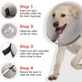 thumbnail image 3 of Protective Inflatable Collar for Dogs and Cats Soft Pet Recovery Collar Does Not Block Vision Collar, 3 of 7