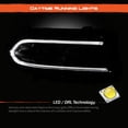 thumbnail image 3 of AKKON - Fits 2015-2018 Dodge Charger LED DRL Running [Halogen Type] Projector Black Headlight Passenger w/ No Side Logo, 3 of 6