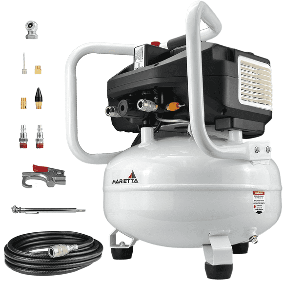 Compresor de Aire Marietta QY100-22L-KIT 1.5HP 22L Con Kit