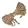 thumbnail image 3 of Green Vines Hemp Rope, Breathable Refreshing Green Leaf Hemp Rope Multistrand  For Hand Made Works For Decoration Backgrounds ,Red,White, 3 of 8