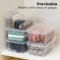 thumbnail image 4 of Inspired Essentials 5 Qt. Plastic Storage Bins with Lids, Stackable Storage Containers, Totes, 20Pk, 4 of 11