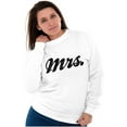 thumbnail image 3 of Mrs. Bride Bachelorette Honeymoon Women Crewneck Sweatshirt Brisco Brands S, 3 of 6