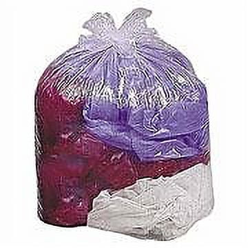 Genuine Joe Clear Trash Can Liners - 56 gal Capacity - 43 Genuine Joe Clear Trash Can Liners - 56 gal Capacity - 43