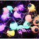 thumbnail image 3 of Guirnalda de luces de Halloween, lindas cuerdas de luces coloridas con globo ocular para fiesta de Halloween, decoración de iluminación del dormitorio del hogar, 3m, 3 of 5