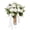 White, variant on Youersen Artificial Wedding Bouquets for Brides and Bridesmaids, 7.5 inches, Champagne