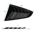thumbnail image 4 of Spec D Tuning WLUQ-MST15AGB-AK Glossy Black Window Louver for 2015-2019 Ford Mustang, 4 of 7