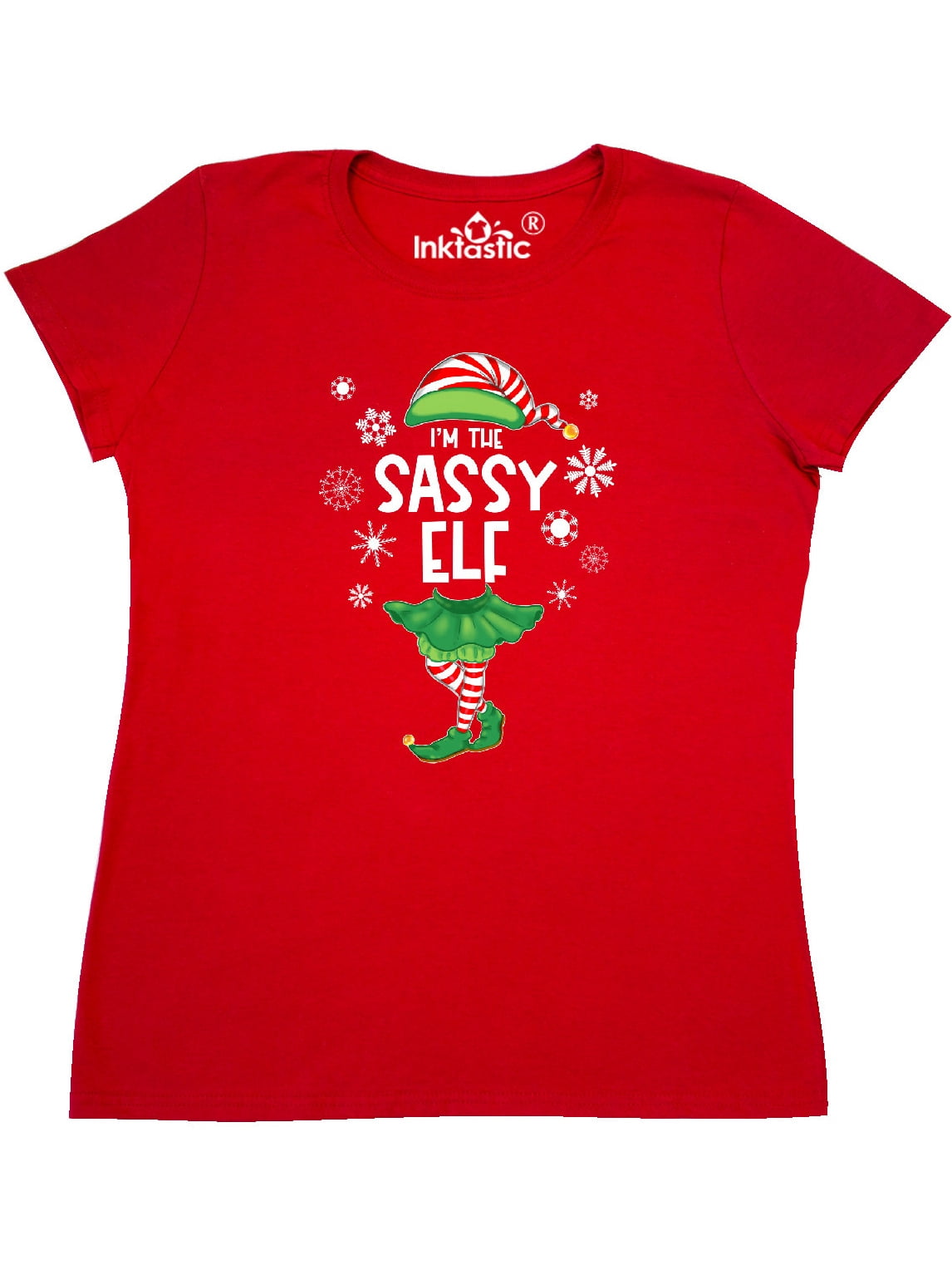 Inktastic Funny Christmas I'm the Sassy 