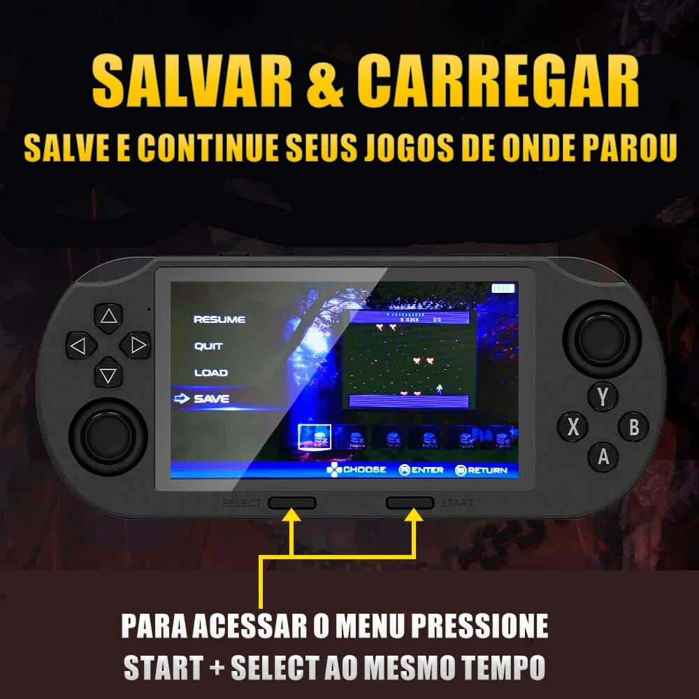 SF3000 Portable Video Game | PlayStation Style | Fun Anywhere