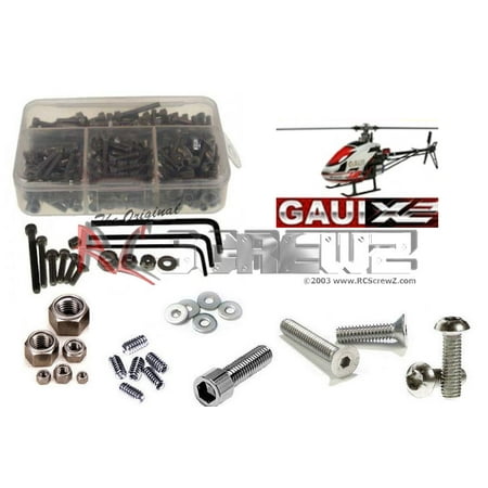 

RCScrewZ Gaui X2 Heli Stainless Steel Screw Kit - gau006