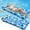 Blue, variant on Inflatable Pool Floats Raft Water Hammock Lounge Adults with Headrest Floating Pool Lounge Contour Lounger for Men Women 73 x 34 Inches (Blue)