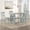Green, variant on Pemberly Row Contemporary 5-piece Counter Dining Set in Blue