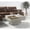 Gray, variant on Synthetic Wood Material - Water Pipe Metal Frame - Home Living Area - Functional Vintage Coffee Table