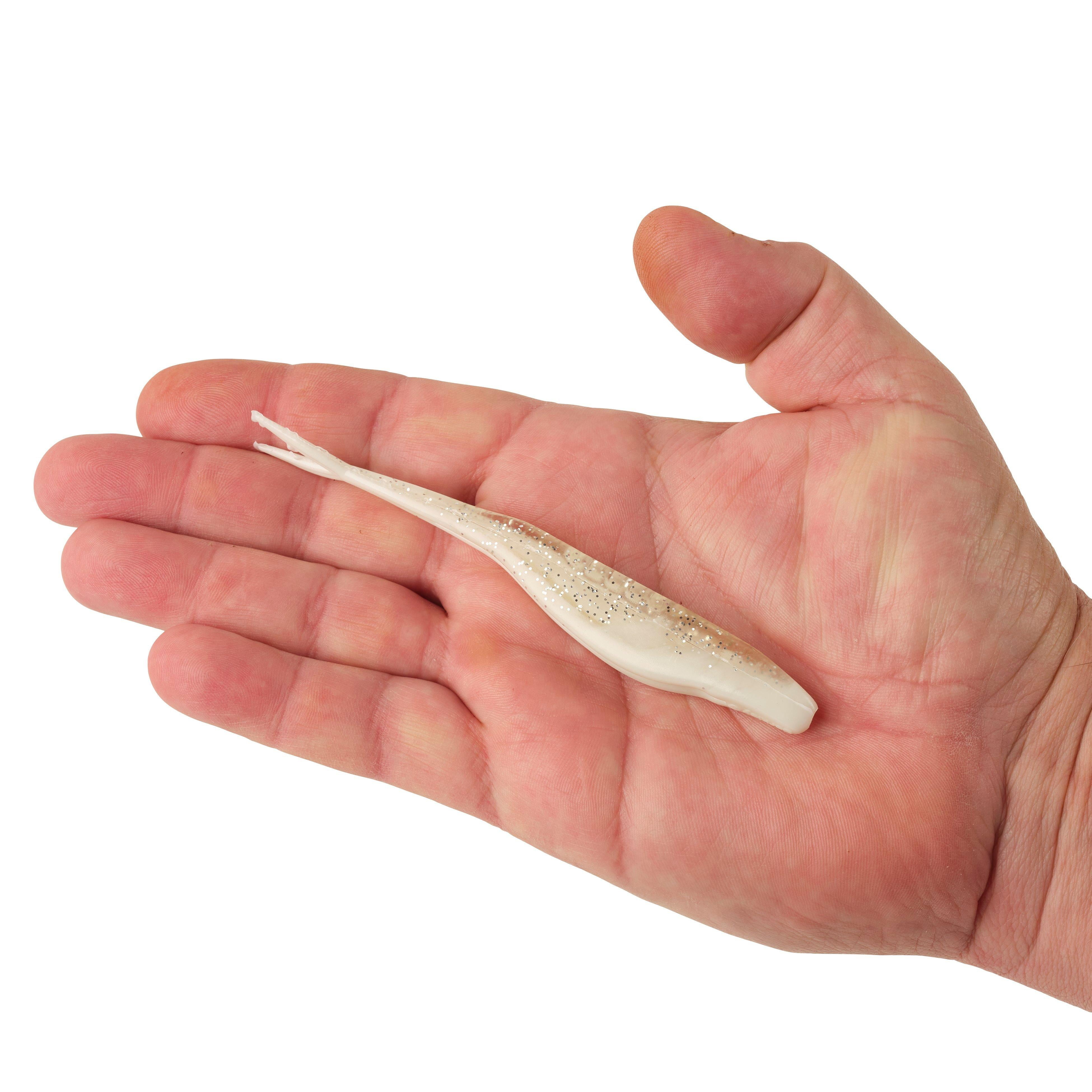 Berkley PowerBait® Jerk Shad Fishing Bait, White Ice, 5in