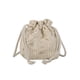 thumbnail image 1 of Bolsos Hombro Con Flores Encaje Bolsos Cruzados Paja para Mujer (blanco), 1 of 9