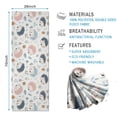 thumbnail image 2 of Cute Hedgehog Pattern Hot Yoga Mat Towel Non Slip for Hot Yoga - Quick-Drying Yoga Mat Cover with 4 Corner Pockets with Travel Bag - Hot Yoga Towel Non Slip Grip Moisture Wicking Sweat 70"x26", 2 of 6