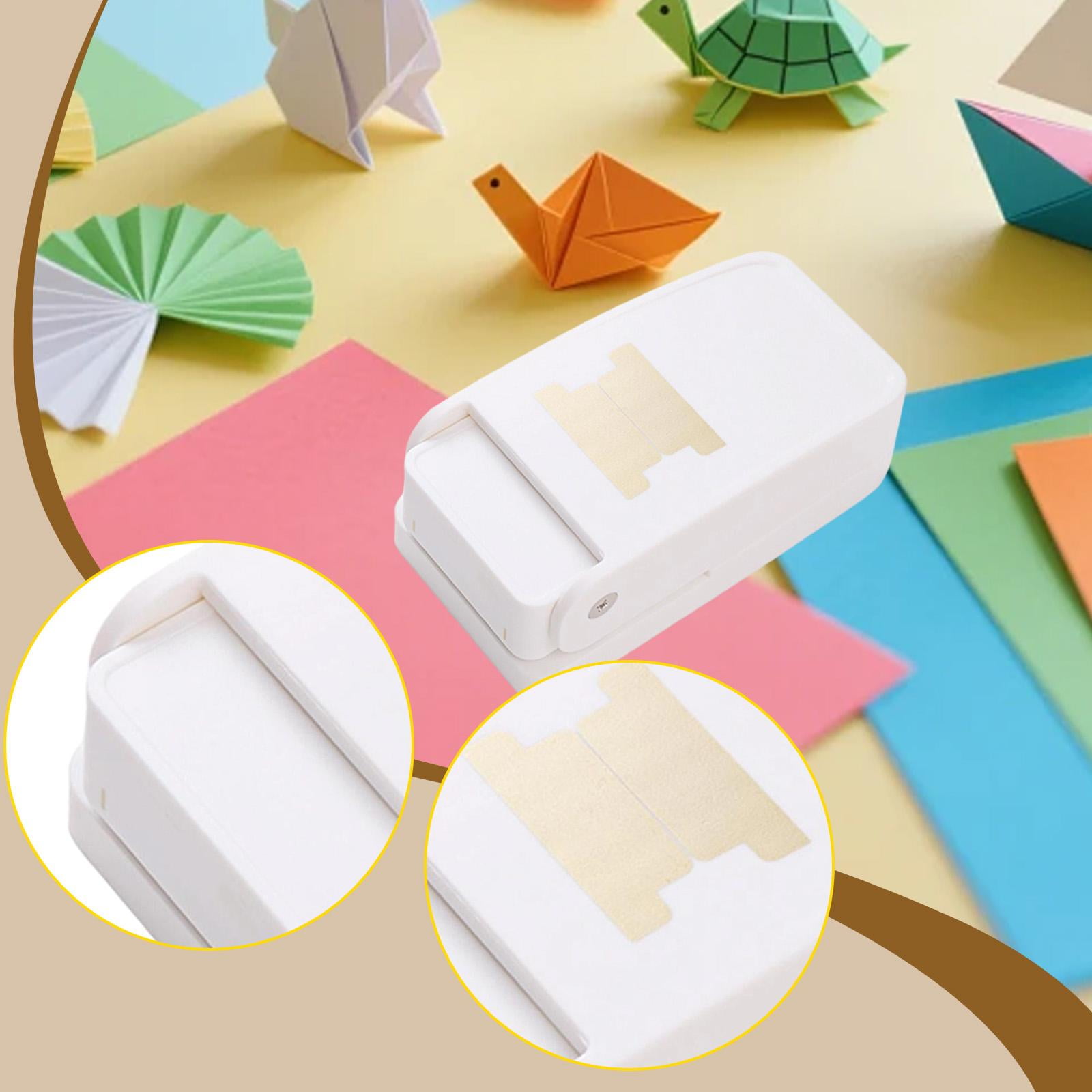 Sharprepublic Tab Shaped Punch Paper Punch Reusable DIY Scrapbooking Supplies for Scrapbooking
