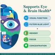 Neuriva Brain + Eye Health Supplement, Support for Brain Health & Eye Support, 30ct Capsules