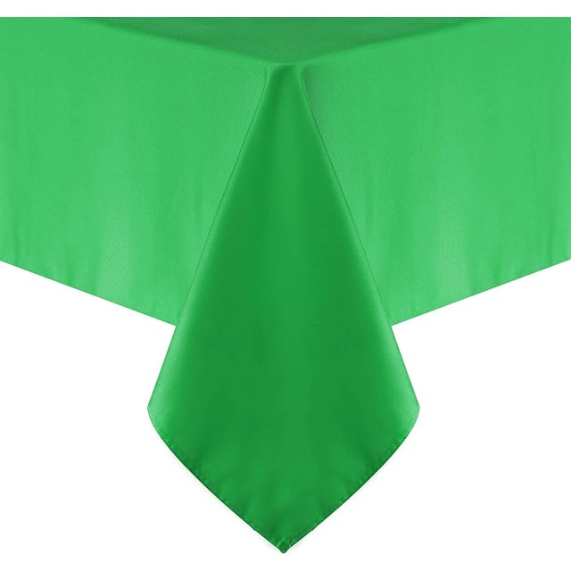 Mantel Obstal rectangular impermeable de 132 x 178 cm, color verde