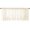 Beige, variant on Hgallory Floral Woven Textured Lace Valance for Bathroom Kitchen, Water Repellent Window Covering Valances Elegant Home Decor, 1 Panel, 52"x16", Blue