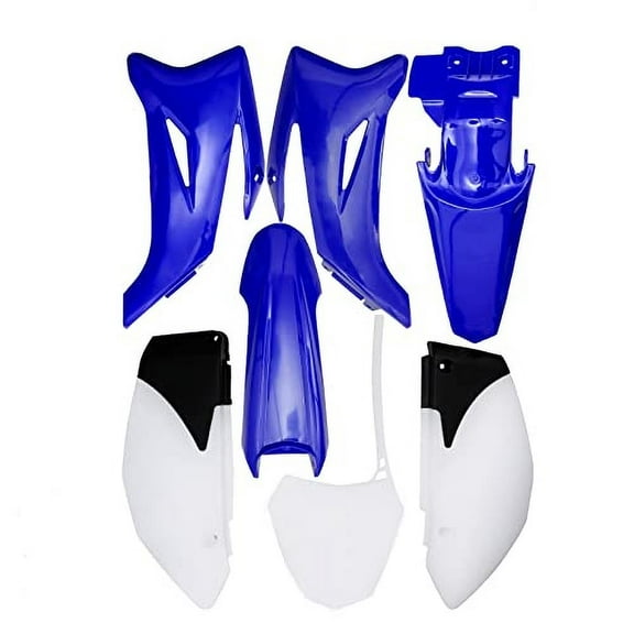 Plastic Fender Fairing Kit for TTR-R110E Pit Dirt Bike (Blue)