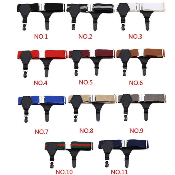1 Pair Adjustable Elastic Sock Garters Metal Clips Men holder Sock Women  Sock Suspenders Holders Belt Strap