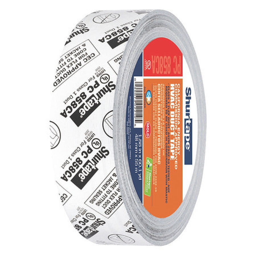 SHURTAPE DC 181 HVAC Tape,48x110m,3 mil,Silver Metallic 