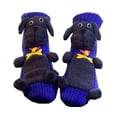 thumbnail image 4 of Calcetines de animales 3D cómodos y antideslizantes a media pantorrilla para sala de estar, hogar y dormitorio. Perro gris azul oscuro, 4 of 8