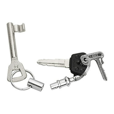 5PC Quick Release Key Ring with Detachable Buckle and Double Rings Keychain Outdoor Gift for Girls and Women