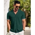 thumbnail image 3 of COOFANDY Men's Casual Button Down Shirts for Men Short Sleeve Summer Beach Shirt for Men, 3 of 6