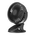 thumbnail image 1 of Ventilador con clip con carga USB para coche, mini ventilador eléctrico portátil pequeño, compacto y portátil, 1 of 4