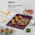 thumbnail image 5 of KitchenAid Aluminized Steel Nonstick 13x18-inch Baking Pan and Cookie Sheet Slider, Beetroot Purple, 5 of 8