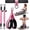 Pink, variant on Pedal Resistance Band with Handles, Adjustable 30-60LBS Fitness Equipment for Home Gym, Full Body Workout, Core, Abs, Legs, Arms