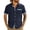 Navy, variant on Stamzod Mens Button Down Shirt Short Sleeve Casual Shirts Summer Beach Vacation Shirt with Pocket Black L