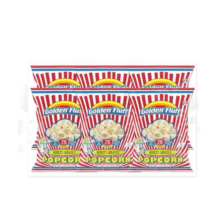 Golden Fluff Golden Fluff Popcorn, 6 ea