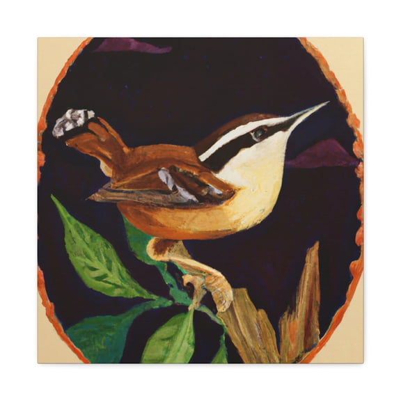 Carolina Wren Portrait - Canvas