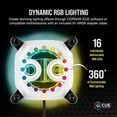 thumbnail image 4 of Corsair Hydro X Series XC7 RGB CPU Water Block (1200/AM4) - Nickel-Plated Copper Cold Plate - White - More Than 60 Micro-Cooling Fins - 16 Individually Addressable RGB LEDs, CX-9010007-WW, 4 of 6
