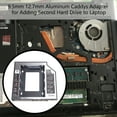 thumbnail image 6 of RYUJNDK 9.5mm 12.7mm Aluminum HDDs Caddys Adapter for Laptop Bay with Enhanceds Heat Dissipation, 6 of 8