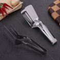 thumbnail image 4 of Shoreew 1/2/3Pcs Stainless Steel Spatula Tong Long Handle Multifunction BBQ Steak Meat Fish Frying Bread Serving Kitchen Food Flip Shovel Grill Clamp, 4 of 6