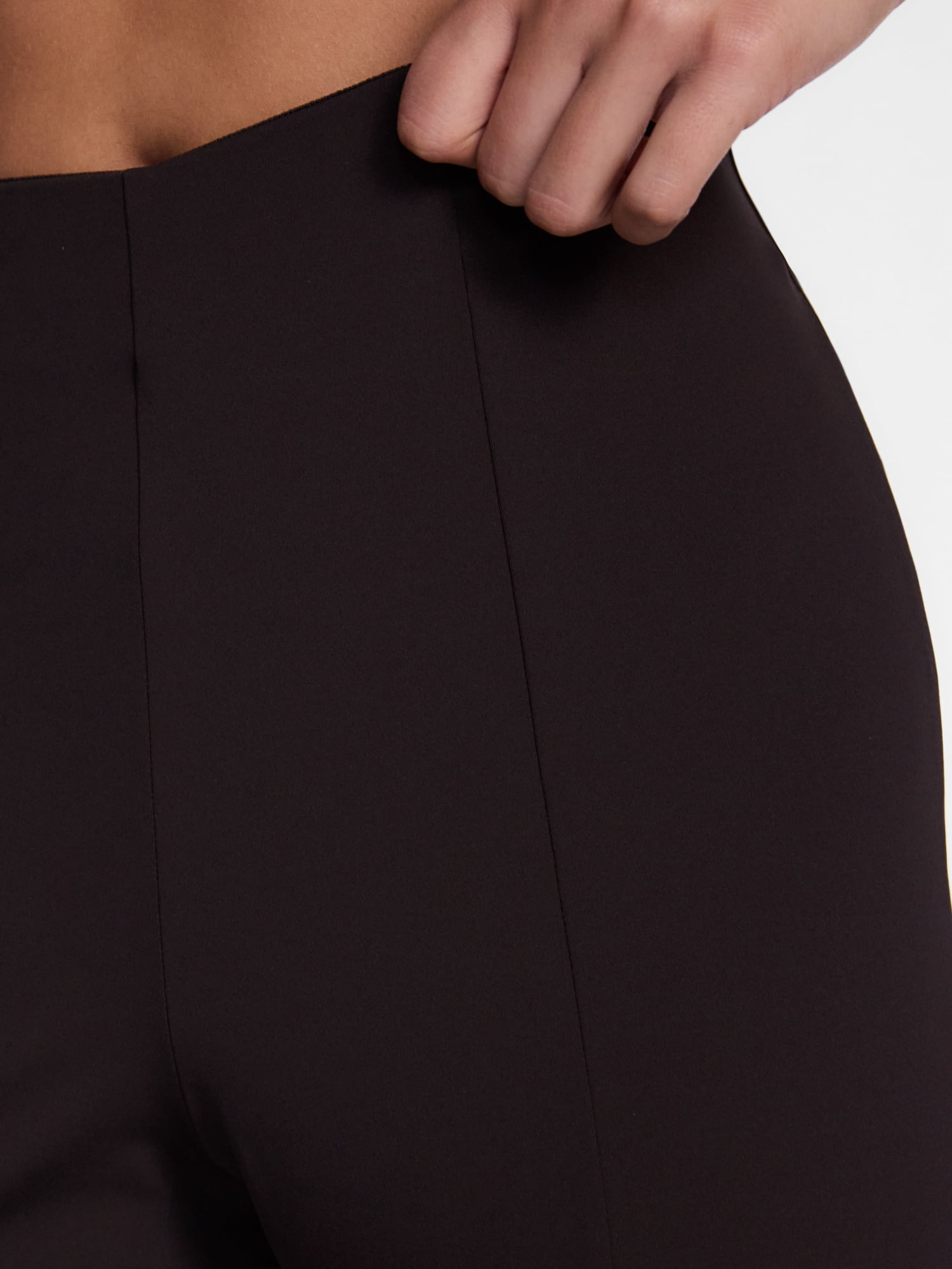 Avia Women's Interlock Leggings with Split Hem, 28" Inseam, Sizes XS-XXXL
