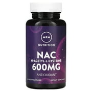 MRM Nutrition Nac, N-Acetyl-L-Cysteine, 600 mg, 60 Vegan Capsules