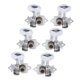 thumbnail image 5 of Teclas De Afinación De Guitarra, Clavijas De Afinación De Guitarra Prácticas Y Duraderas, 6 Piezas Plateadas Pequeñas Para Ukelele Para Guitarra, 5 of 7