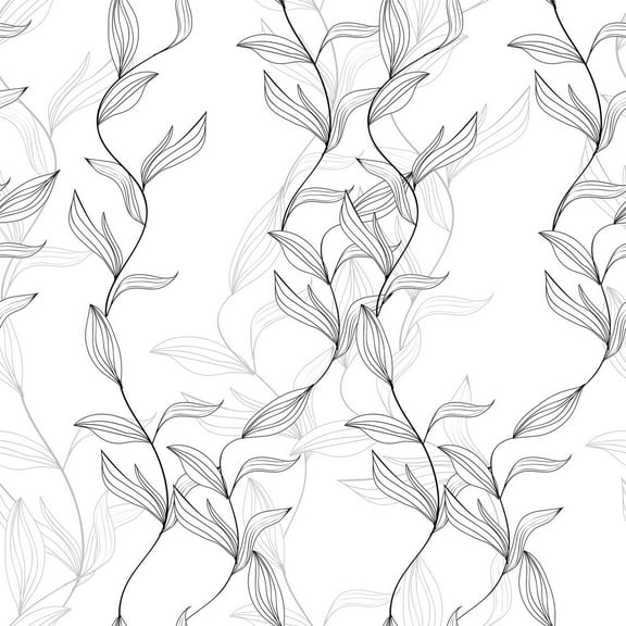 Barmuda Floral Branches Peel and Stick Wallpaper 10'L x 24''W