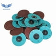 thumbnail image 3 of 25× 3 Inch 36 Grit Aluminum Oxide Roll Lock Die Grinder Sanding Grinding Disc Us, 3 of 5