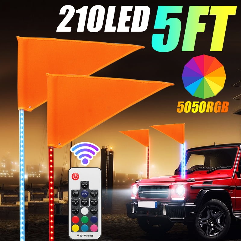 5ft LED Light Beach Whips Foot UTV ATV Sandrail RZR SXS Green Color Jeep SUV TOP 5ft LED Light Beach Whips Foot UTV ATV Sandrail RZR SXS Green Color Jeep SUV TOP