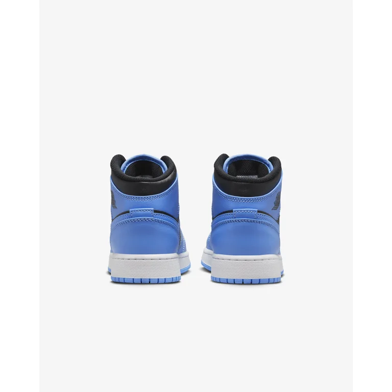 B*s様 NIKE GS AIR JORDAN 1 MID UNIVERSITY Jordan 1 Mid GS 'University Blue Black' - Air Jordan