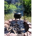 thumbnail image 4 of Cuisiland Potjie - Maceta de caldero de hierro fundido de 10 cuartos con tapa y 3 patas, olla de fog, 4 of 6
