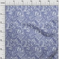 thumbnail image 3 of oneOone Viscose Chiffon Blue Fabric Block Quilting Supplies Print Sewing Fabric By The Yard 42 Inch Wide, 3 of 6