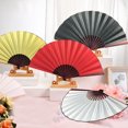 thumbnail image 5 of YAOMOBB Chinese Fan Exquisite Bamboo Silk Folding for Elegant Gift Presentation, 5 of 5